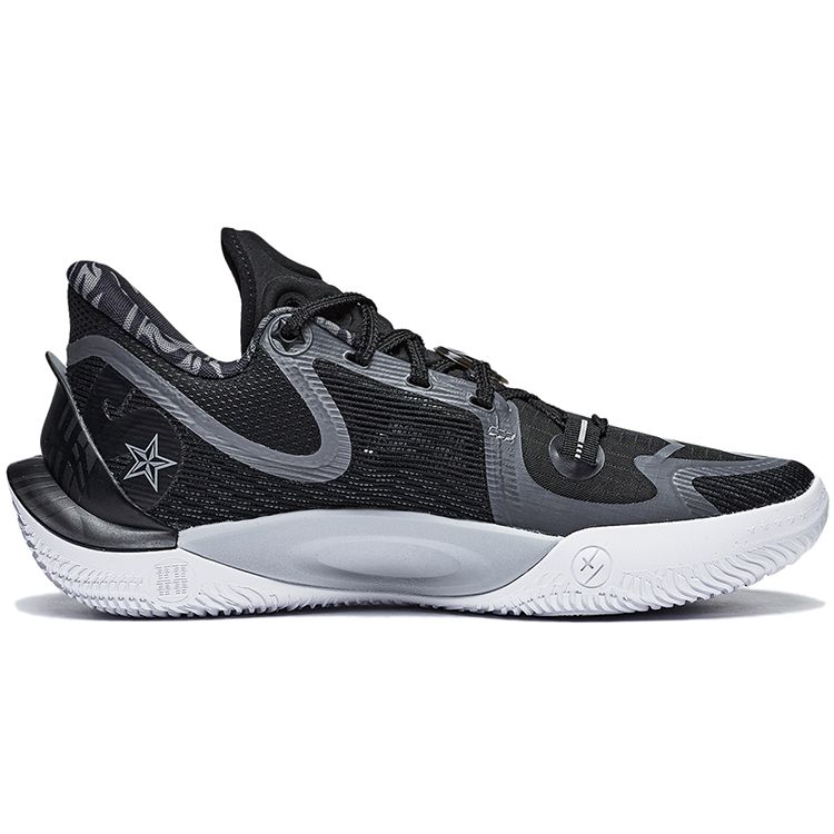 Li Ning Sta X  Sonic 11 Earth Day Low Top Basketball Shoes Men Sneakers Black Gray ABAT021-13
