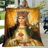 Jesus Jungfrau Maria Prayer Blanket- Lightweight Flannel Throw for Sofa ,Digital Printed Blanket with Soft & Worm Flannel Fabric