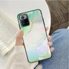 Barevný mramorový malovaný kryt na telefon pro Xiaomi Redmi Note 11 10 Pro Note 8 Pro 9Pro Note9 9S 10S 9T Redmi 10 9C 9A