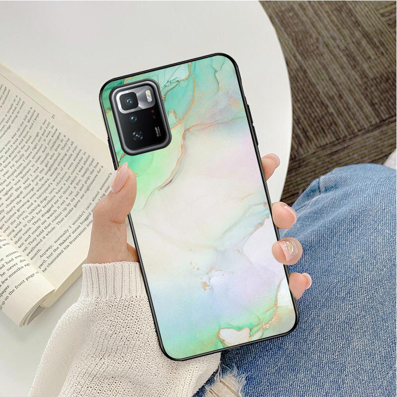 Farbige Marmor Malerei Telefon Fall Für Xiaomi Redmi Hinweis 11 10 Pro Hinweis 8 Pro 9Pro Note9 9S 10S 9T Redmi 10 9C 9A
