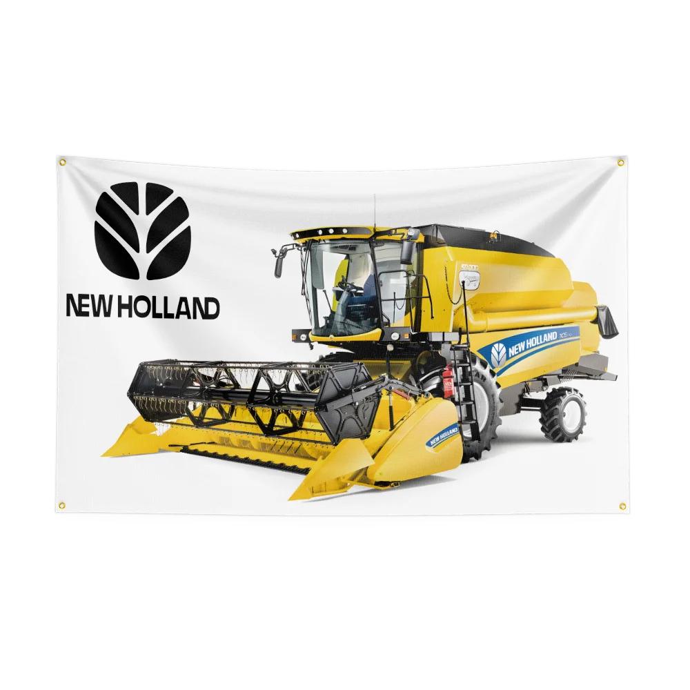 35ft NNew Holland NHAGs Tractors Flag Polyester Digital Printed Tool Tapestry Banner Curtain For Decor Agriculture