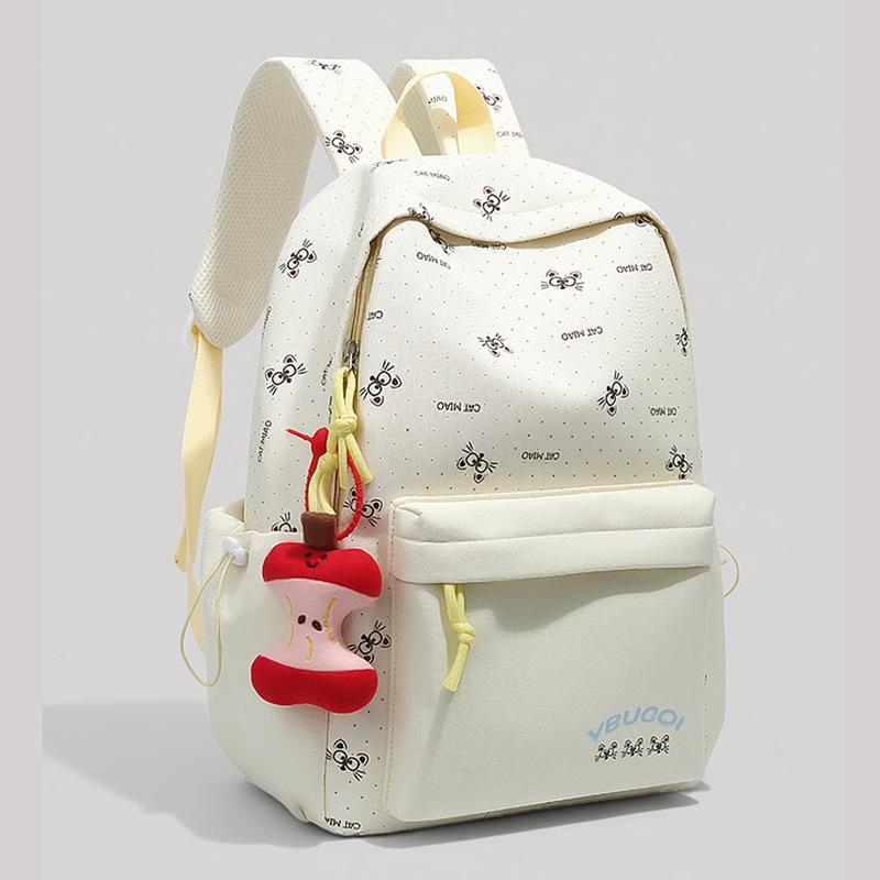 Schoolbag Cartoon Printing Travel Lightweight High-value Girls Schoolbag Large Capacity Ins Niche Non-collision Backpack