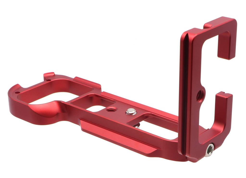 INPON Quick Release with for Sony Red L-Shaped Bracket, Arca-Swiss Compatible, 1/4" Screw, 7/7r,