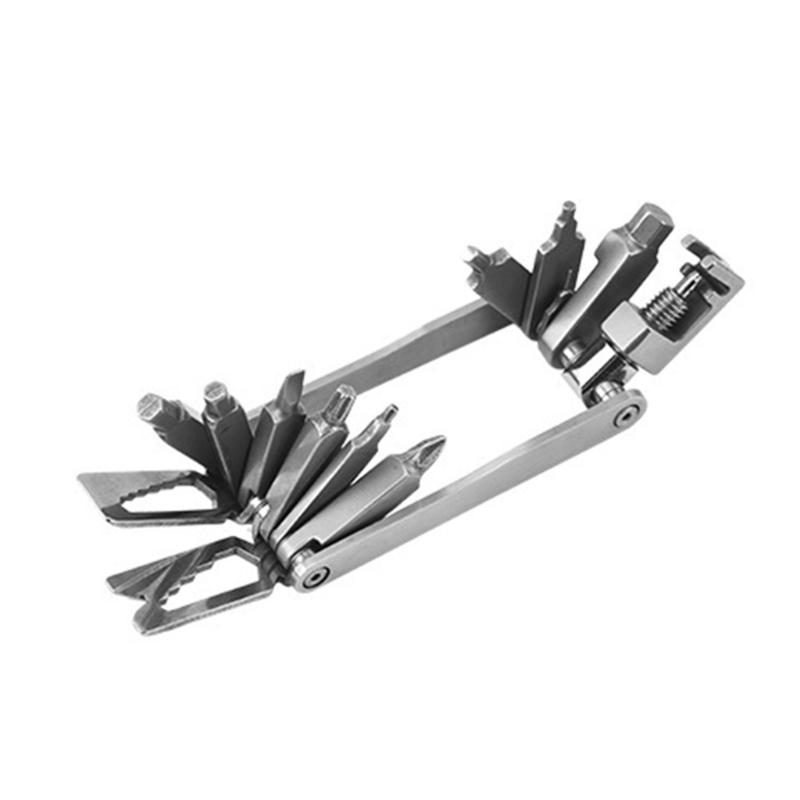 Essential Bike Repair Tool 15 Functions for Road and Mountain Biking Lightweight Portable Allen Keys,HexsSpoke Wrench