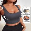 Women's Wide Shoulder Tank Tops Women's Seamless Sports Bra Yoga Bottoming Bra Wireless Underwear