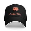 Baseball Caps Keyboard Claude Code Customized FeUnisex Unisex Casual Spring Caps