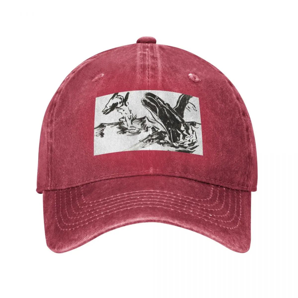 mosasaurus and ichthyosaurus Baseball Cap luxury Women cap Snapback Cap Beach Bag Unique hats Golf Women Unisexs