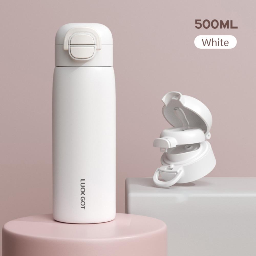 

500ML Double Drink Vacuum Flasks 316 Stainless Steel Water Bottle Portable Thermal Mug Coffee