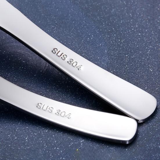 1Pcs Spoon Versatile Easy to Clean Stainless Steel Stainless Steel Spoon for Kitchen