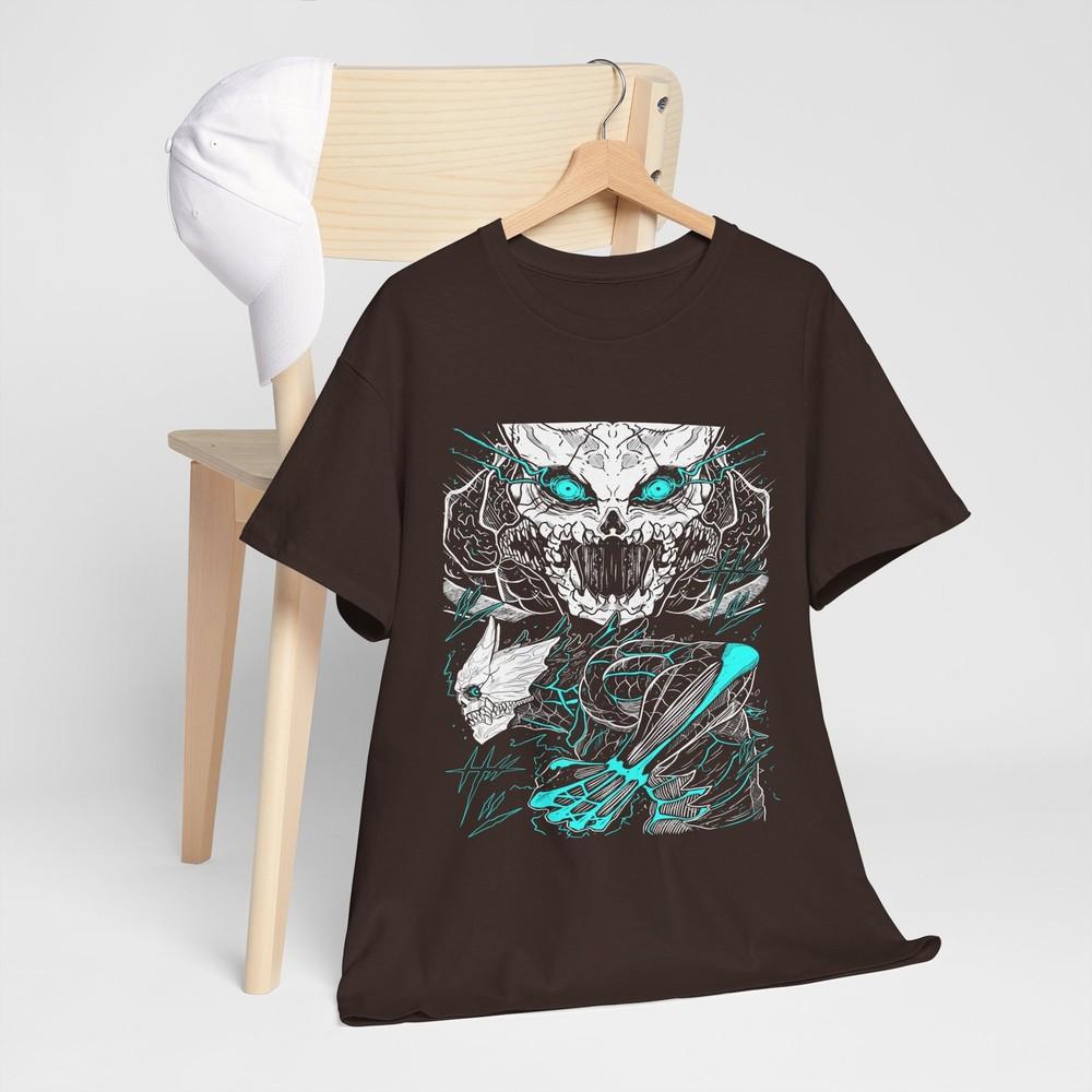 Kaiju no 8 Tshirt Mina Shiro kaij Gift Unisexga Best Anime Graphic Tee Black Shirt