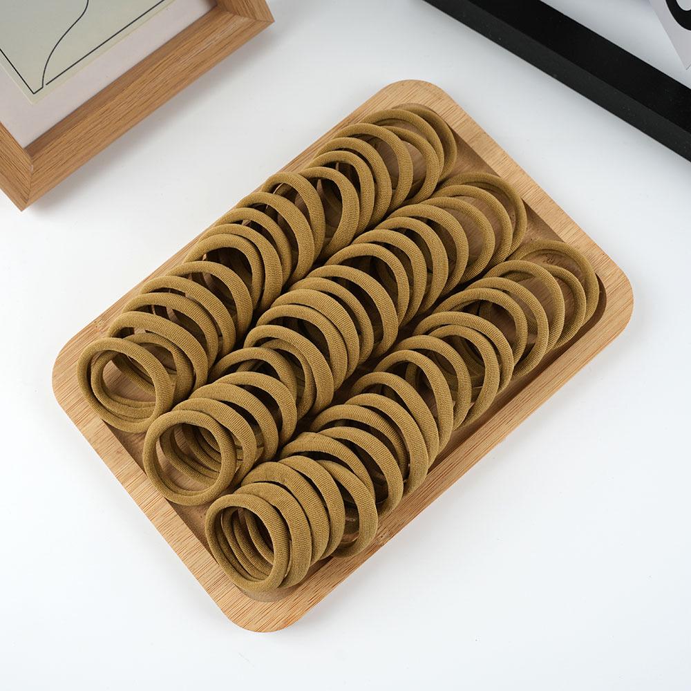 50 Thick Non-Damaging Hair Elastics for Women - High Elasticity Towel Ring Hair Accessories