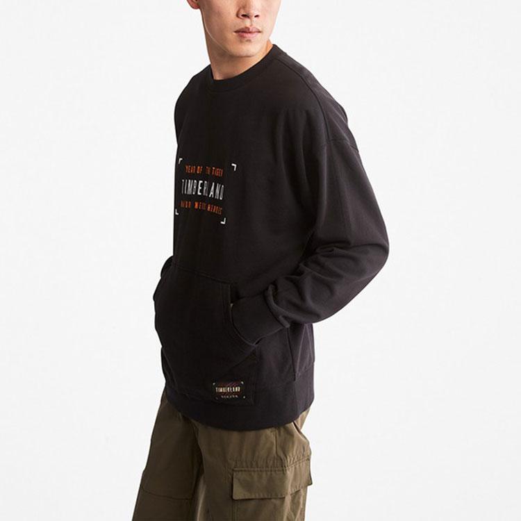 Timberland Tiger Year Series Camouflage Pattern Pullover Sweatshirt Men Sweatshirt Black A27FR-001