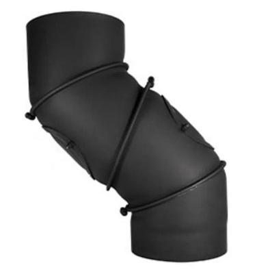 Stalowy ruchomy kolano 4-częściowy z rewizją 180 mm