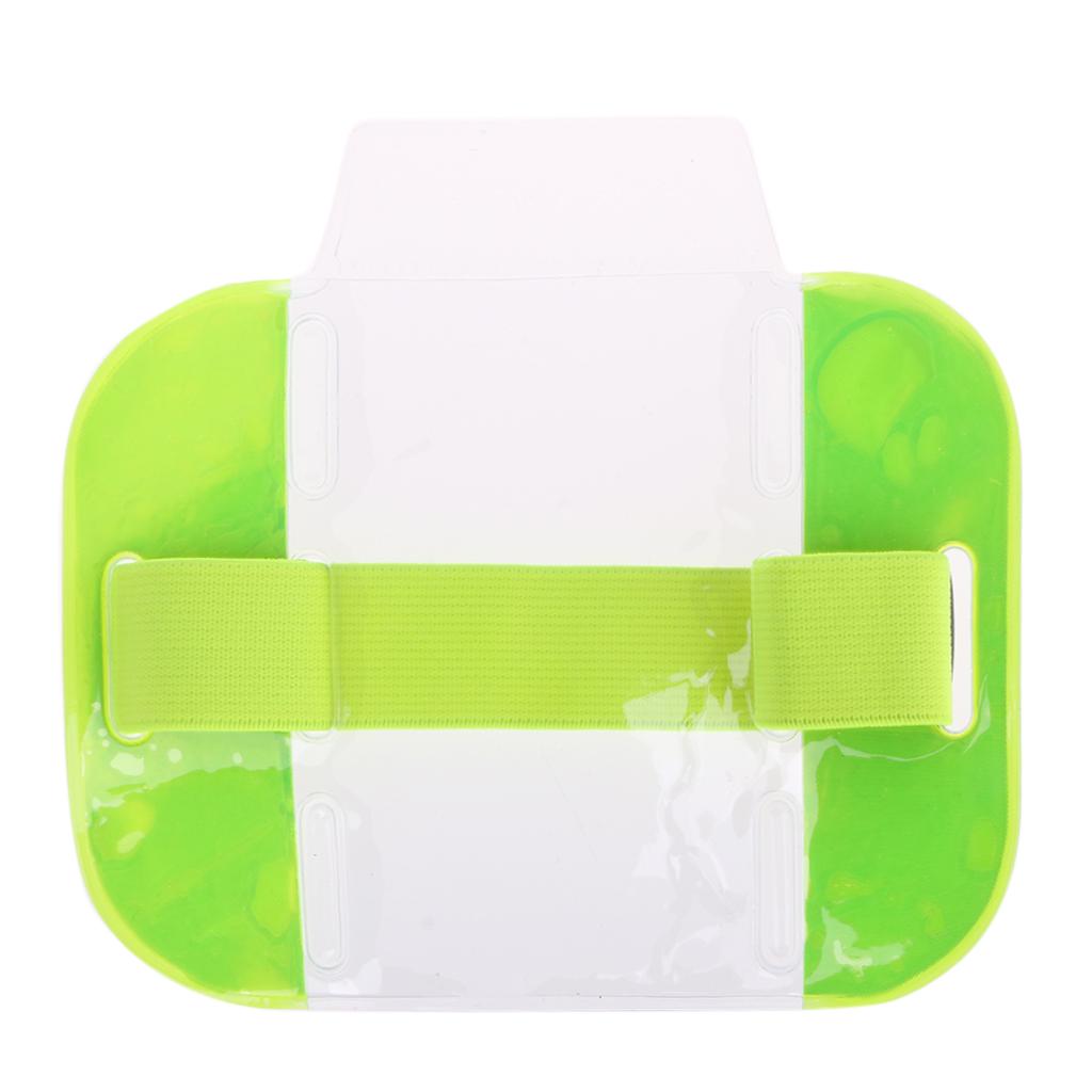 Elastic Arm Band ID Badge Holder Photo Armband Credit Card Case