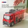 ABBV1 1:18 Water Tanker Alloy Ladder Fire Truck Model Toys Car Diecast Metal Engineering Vehicle Doors Opened Sound Light Toy Boy Gift
