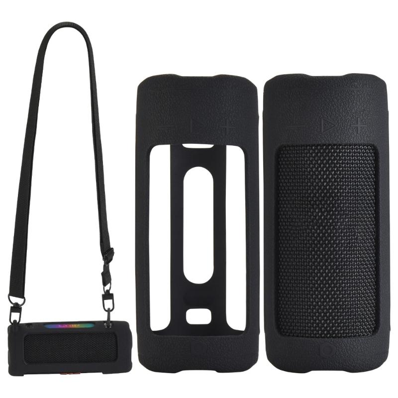 Shockproof Silicone Protective Cover For GRIP Portable Speaker With Comfortable Shoulder Strap Storage Bag Replacement