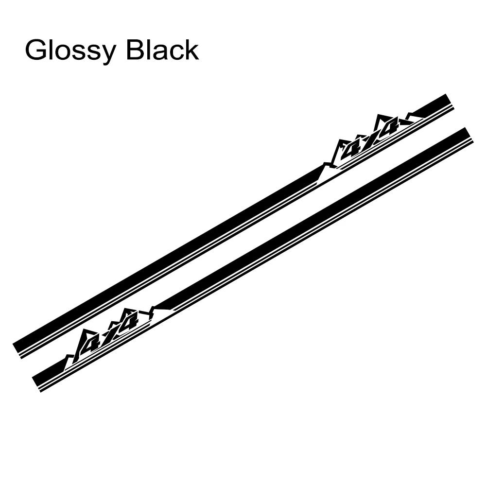 2Pcs 4X4 Off Road Car Body Side Sticker For Pickup Trucks TRD Tacoma Sports Kit Vinyl Decal Decoration Exterior Auto Accessories