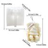 DIY Soap Making Mold Silicone Plaster Mold Healthy Christmas Candle Mold  Home Gift Making