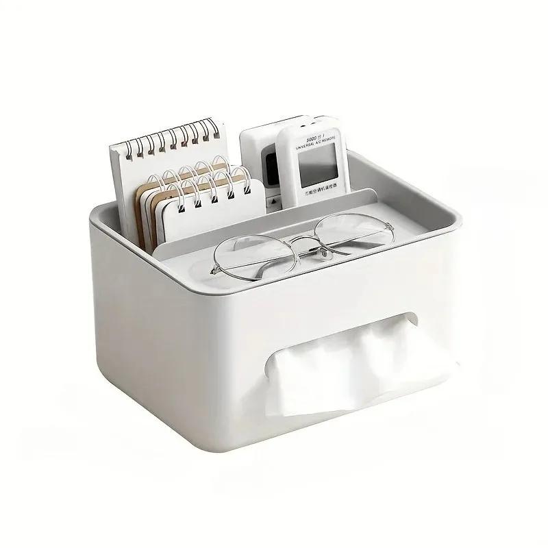 Multi-function Car Storage Box Auto Armrest Box Tissue Boxs Cup Holder Phone Stand Cars Interior Stowing Tidying Accessories