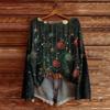 Women's Round Neck Lightweight Sweater Casual Long Sleeve Knit Pullover
