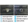 Tappo Pulsante Interruttore ON Manopola Pulsante Radio Lettore CD Console Centrale Auto Per Mercedes Benz W204 X204 W212 W207 W218 W166 W156 W172