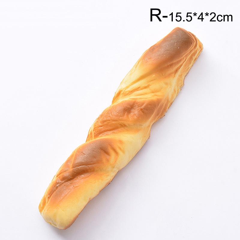 Artificial Fake Bread Ornaments French Baguette Cake Bakery Craft Decor Toy Donuts Simulation Bread Kitchen Model Wedding Party