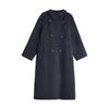 Chuyu Damen 100% Merinowolle Doubleface Langmantel