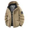 2025 Men's Winter Workwear Down Jacket with Detachable Hood and Thickened Graphene, 90% White Duck Down