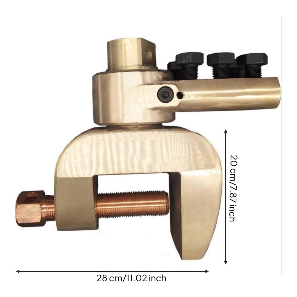 Fabrication Ground Clamp with Rotating Joint Stable Connector Wide Jaw
