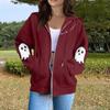 Women's Fashion Casual Long Sleeve Solid Color Hooded Sweatshirt Tops