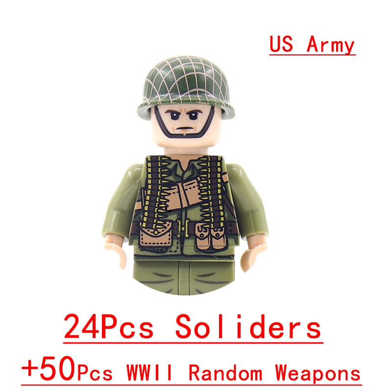 Non-Toxic Wwii Military North African Campaign Wheeled Armored Vehicle Tank Cannon Soldier Figures Building Blocks Weapon Truck Army Toy