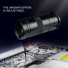 YIZHAN 130X 150X 180X Zoom C-Mount Lens Magnification Adjustable 25mm For Electron Video Microscope Accessories Monocular Camera