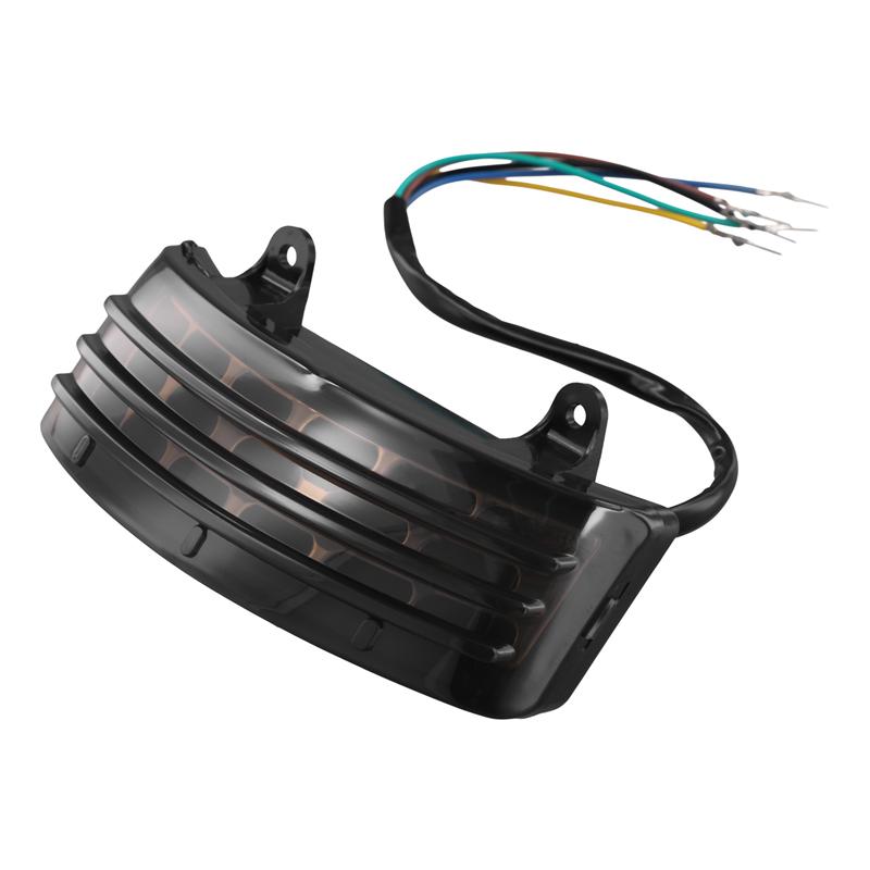 LED Rear Tail Brake Fender Tip Light Wired Motorcycle For Touring Series 2008-2013 Street Glide Road Glide