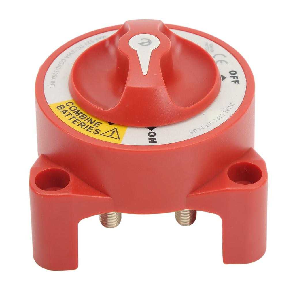 350A Battery Isolator Switch Waterproof 4 Studs Rotary Knob On Off Switch for Marine Boat RV