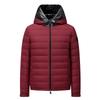 Mens Lightweight Hooded Down Jacket Cold Weather Outdoor Casual Wear 50% Duck Fill Windproof Warm Winter Coat