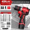 DELIXI Lithium-ion Brushless Cordless Drill/Driver CN Plug (adapter Included)