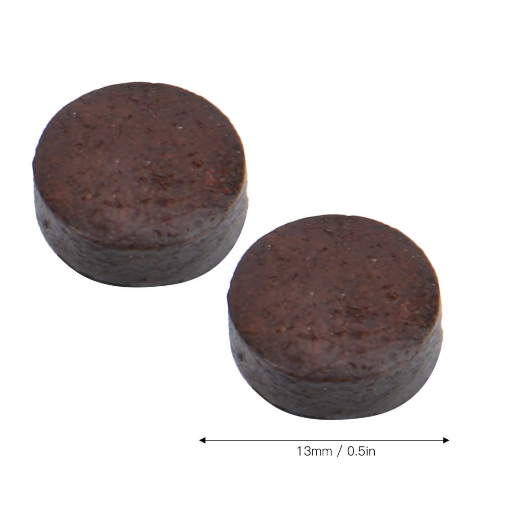 50pcs Storage Box Billiard Cue Tips 13MM Pool Stick Tips Pool Billiard Cue Tips  Pool Game