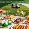 100Pcs/Set Golf Club Head Design Disposable Golf Cocktail Picks Fruit Skewers  Golf Theme Party