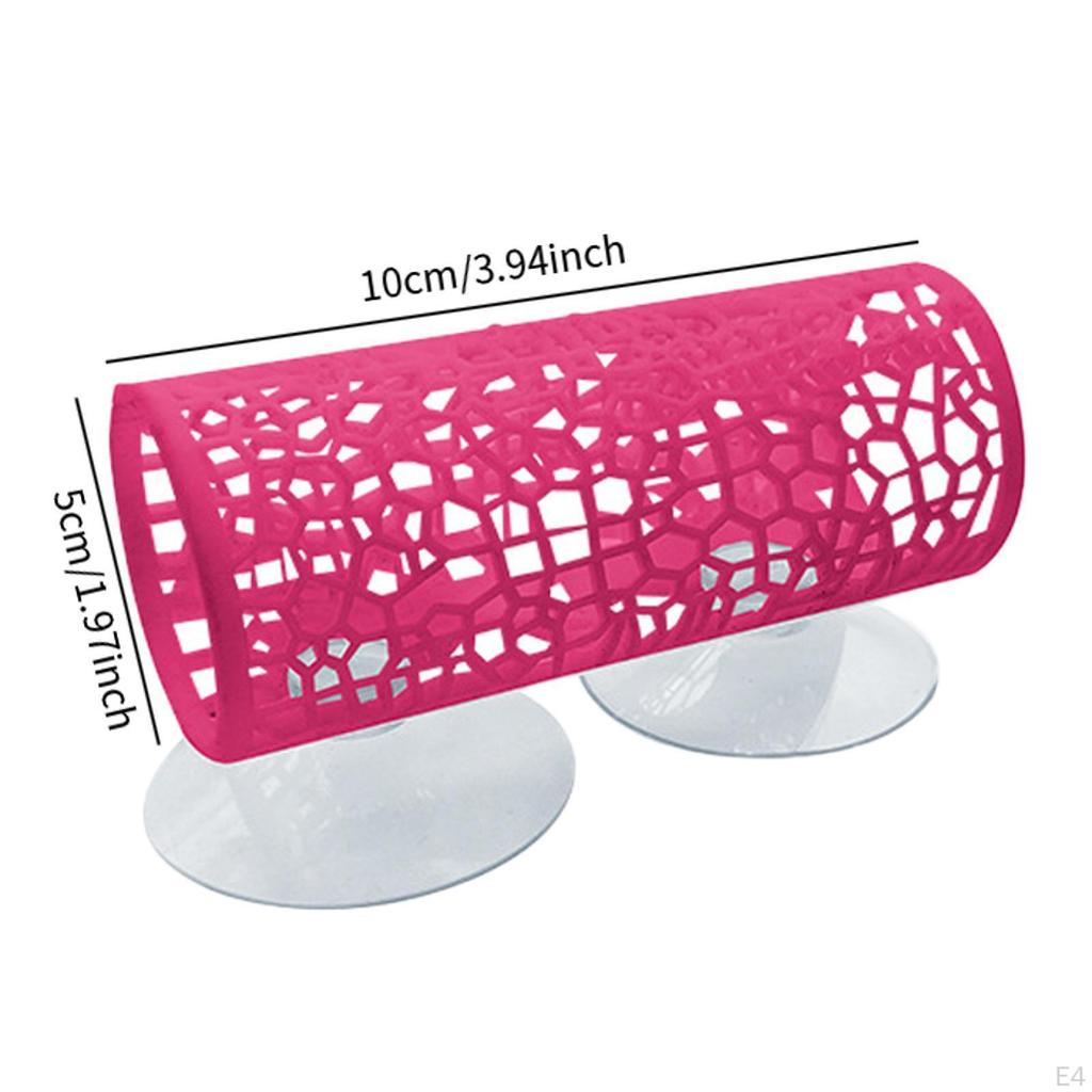 Betta Tunnel Fish Toy,Betta Cave,with Suction Cups,Tank Decoration Hideout Tube for