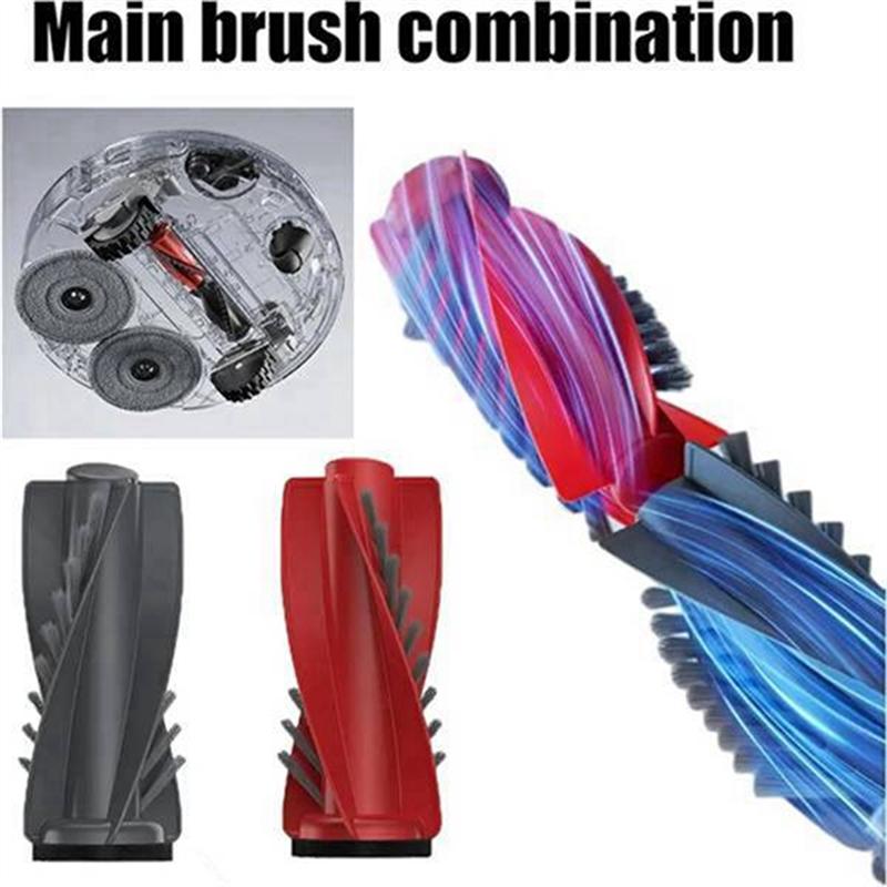 A78E-For Roborock Qrevo 5AE/Qrevo C/Qrevo C Pro/Qrevo Curv 2 Pro Robot Vacuum Cleaner Replacement Parts- Main Brush& Side Brush