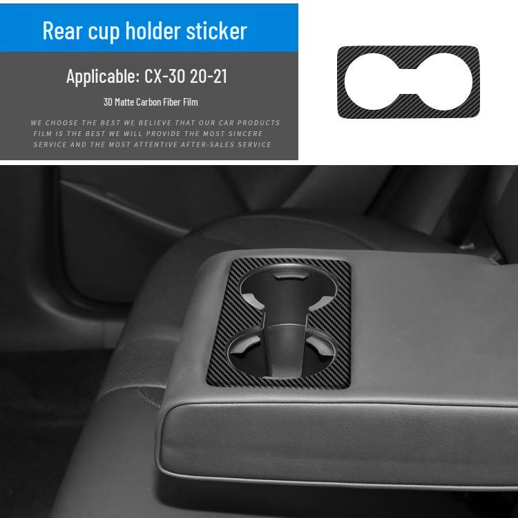 Mazda CX5/CX30 (17-21) Interior Carbon Fiber Sticker - Damage-Free Replacement
