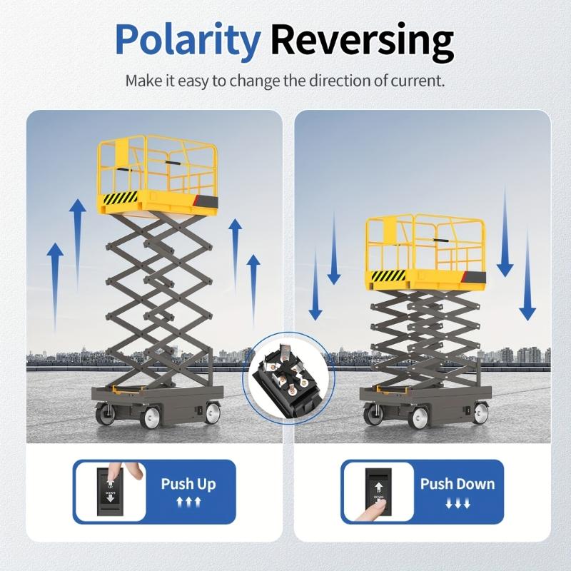 Polarity Reversing Rocker Switches With Mounting Plate For Car Modification, Home Electrical Projects Easy to Install