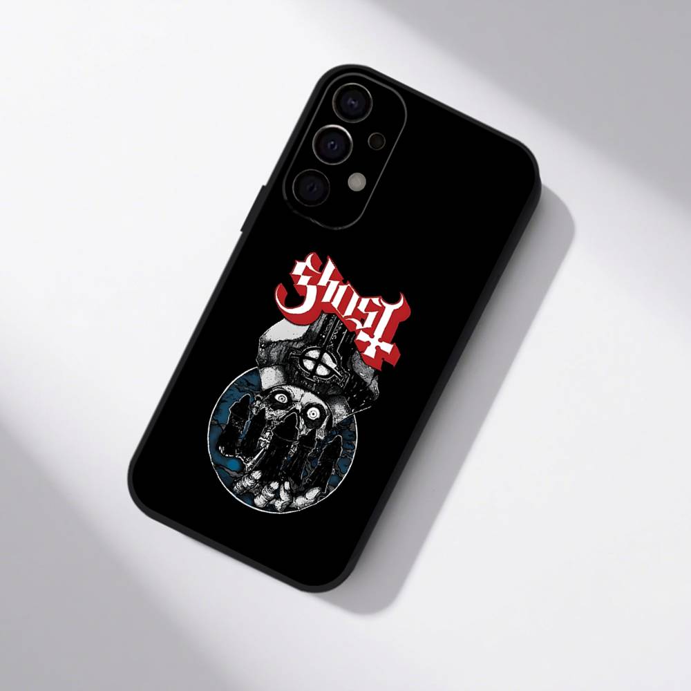 Ghost Heavy Metal Band Phone Case For Samsung S25,S24,S21,S22,S23,S30,Ultra,S20,Plus,Fe,Lite,5G Black Cover