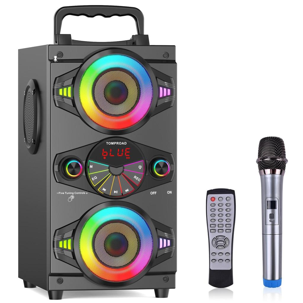 Bobtot Altoparlante Bluetooth Portatile Con Cinghia – Mini Cassa Wireless Impermeabile, 5W, Batteria 15h, Microfono Per Chiamate Vivavoce