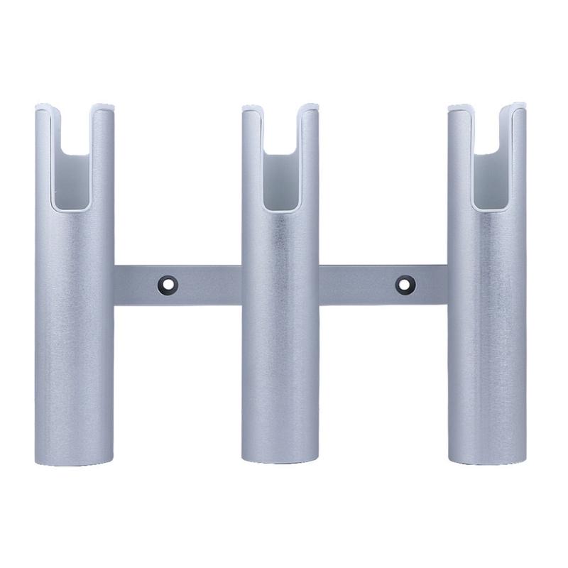 Light Weight Aluminum Fishing Rod Holder 3/4 Tube Durability Corrosions Resistant for Outdoor Fishing Accessories