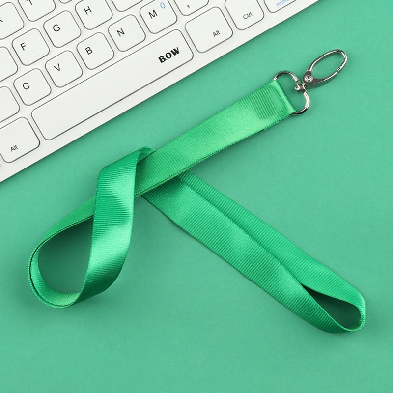 50Pcs  Wide Lanyard Personal Printing Thick Neck Rope Keychain With Logo Name For ID Card Hot Print Landyard 2*45cm