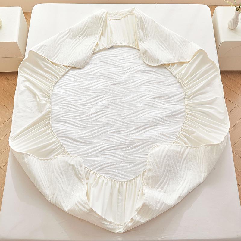 A-Grade Quilted Waterproof Mattress Protector - Soybean Fiber, Fitted for Mother and Baby.