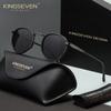 KINGSEVEN Causal Round Frame Sunglasses Fashion Men Polarized UV400 Glasses Luxury Retro Women Driving Summer Outdoor Glasses 4