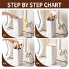 Automatic Lifting Makeup Brushes Holder 4 Slots Makeup Brush Organizer Desktop Makeup Tool Lipstick Eyebrow Pen Holder Container