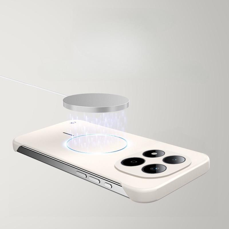 Ultra Thin Frameless Magnetic Case For Xiaomi Redmi Note 15 14 Pro Plus Note 13 5G Note 12Pro Magsafe Hard PC Matte Cover Shell